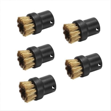 Lot de 5 brosses en laiton et cuivre pour pièces KARCHER (1/5)