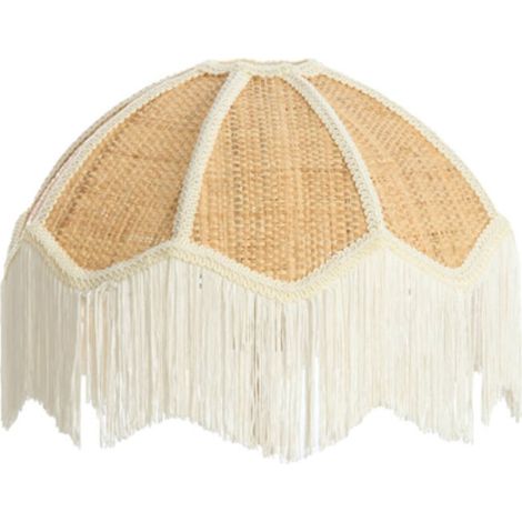 Light & Living - paralume - Malacia - beige - raffia tessile - Ø