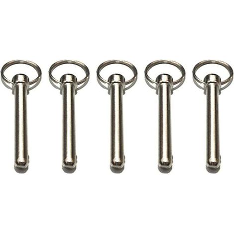 Boulon à dégagement rapide, boulon de verrouillage de 8 mm avec bille à ressort, fixations de verrouillage, fixations pour bateaux, boulon pour auvent, diamètre 8 mm, longueur totale 72 mm (1/5)