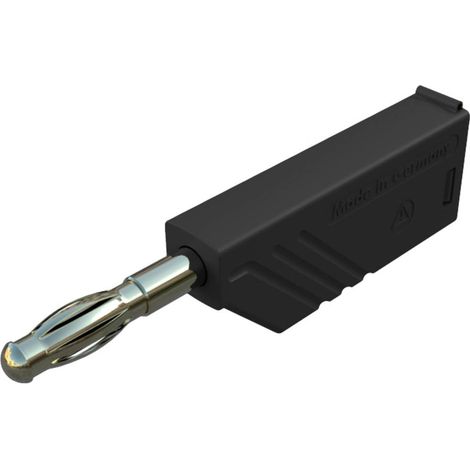Fiche banane mâle Ø de la broche: 4 mm Hirschmann Test & Measurement LAS N WS Au 934100700 noir 1 pc(s) (1/3)