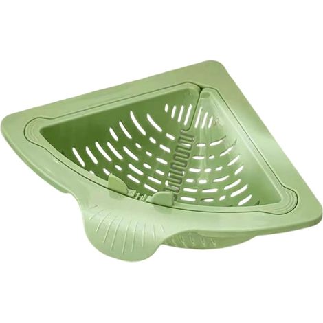 Panier de vidange magnétique pour évier Panier filtrant Triangulaire 17,5 x 17,5 x 9 cm pour évier de Cuisine en polypropylène À Suspendre (1/5)