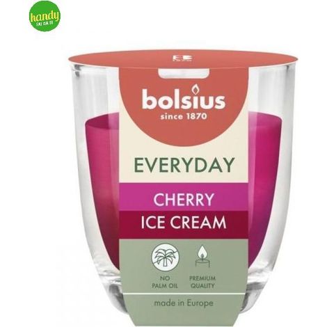 Candela vetro Everyday Bolsius Cherry Ice cream