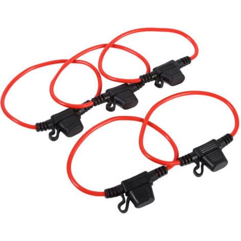 Porte-fusible à lame en ligne pour voiture, 5 pièces, étanche, résistant aux éclaboussures, petite taille 12V 30A