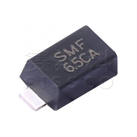 Changdian/Changjing SMF6.5CA SOD-123FL 6.5V surface mount bidirectional TVS diode, electronic component, 5 pieces, packaged and shipped.