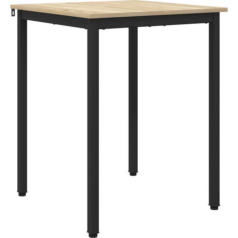 Maison Exclusive - Mesas de comedor 60 x 60 x 75 cm Madera de ing (1/5)