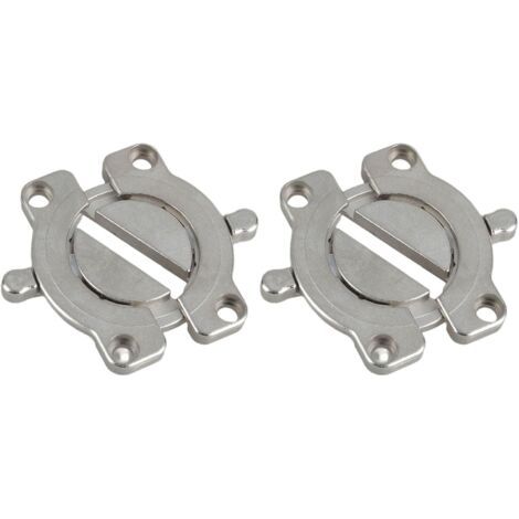 Lot de 2 rails de connexion pratiques pour plan de travail - Accessoire portable pour tables à manger et fournitures de bureau (1/5)