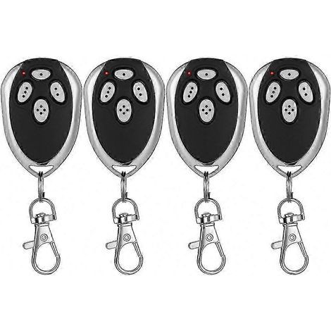 Télécommandes de porte de garage à 4 canaux, compatibles avec l'émetteur 433,92 MHz LM123 (remplacement) (1/5)
