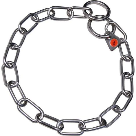 Collier pour chien HS Sprenger, couleur argent, maillons de 3 mm, longueur moyenne 55 cm (1/2)