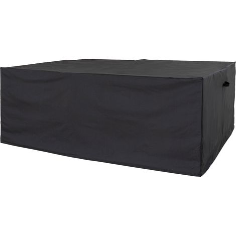 Telo Protettivo Luxury per Tavolo con 6 Sedie — Nero 155×235×95 cm
