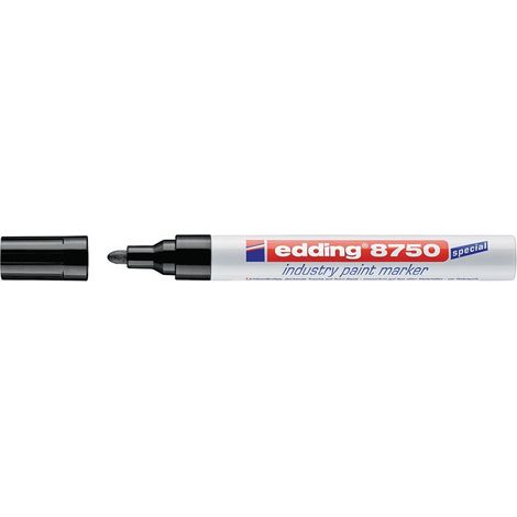 Edding 8750 rotulador pintura negro trazo 2 a 4 mm