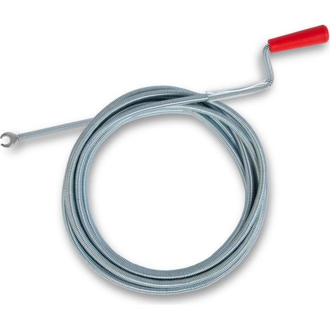 Spirale pulizia tubi 5m Ø9mm con punta artiglio Ø20mm - EBERTH (1/5)