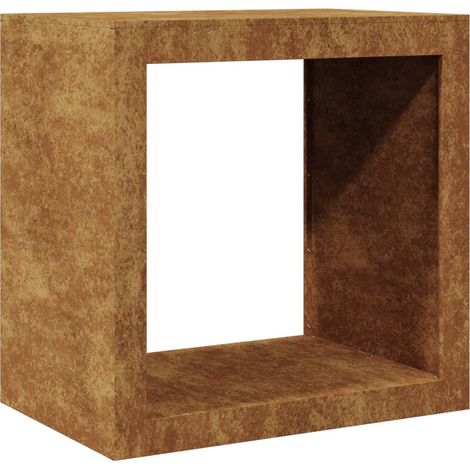 Portalegna 60 x 40 x 60 cm Acciaio Corten Marrone 020043729