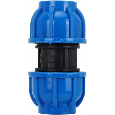 4Pcs PE Connecteur Droit En Plastique 32mm à 32mm Adaptateur De Tuyau D'eau Raccord Droit Raccord De Tuyau D'Eau Tube Raccords (1/5)