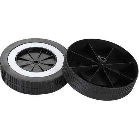 HONORNIC - Kit de remplacement de roues pour barbecue (2 pièces), roues universelles pratiques et résistantes au sable pour chariots à main (1/4)