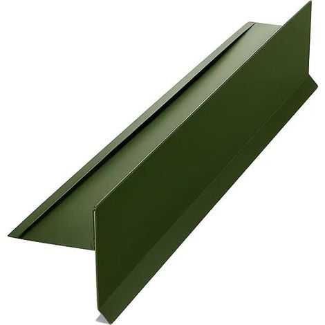 Bordure fronton sous la tuile, vert mat RAL 6020