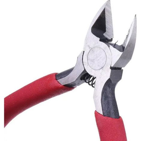 BST-2D Pince diagonale en acier au carbone coupe-câble électronique coupe le fil durable Nipper (1/4)