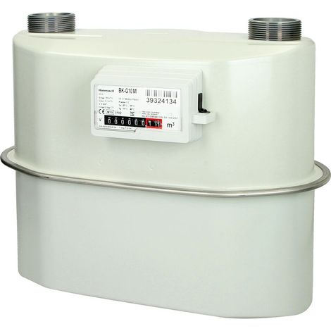 Compteur de gaz à soufflet BK-G10, DN 40 2 tubulures, Kromschröder/Elster