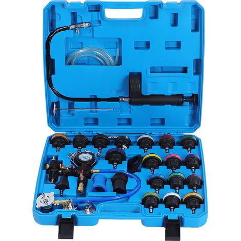 Testeur universel de fuite de réservoir d'eau de voiture, 28 pièces, détecteur de système de refroidissement, jauge de test de pression (1/5)