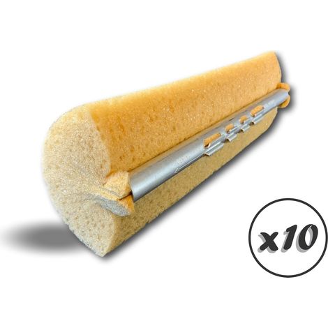 Lave vitre articulé Nettoyage vitres véranda baie vitrée Manche téléscopique - Quantité x10 - Recharge pour lave-vitre