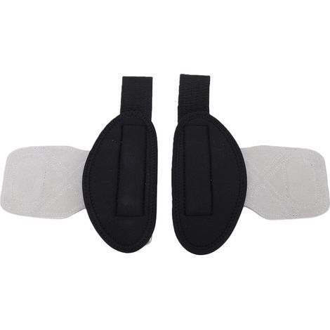 Sangles de poignet pour haltérophilie, en cuir de vachette, antidérapantes, pour femmes et hommes, idéales pour le soulevé de terre et la force athlétique (gris). (1/5)