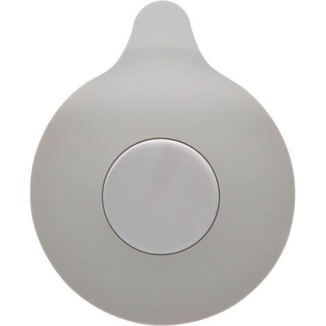Bouchon de baignoire et d'évier en silicone gris, bouchon en caoutchouc, style design simple, adapté aux ensembles d'évier, cuisines, salles de bains, buanderies (1/4)