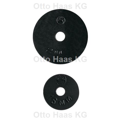 HAAS Oha Qualitäts-Wasserhahnscheibe 3511 11x4x4mm, schwarz