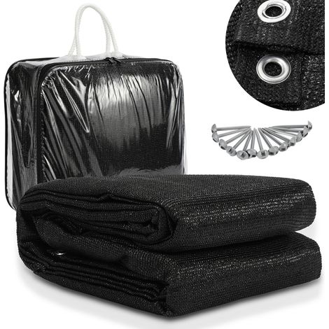 Hengda Tappetino per tenda Tenda impermeabile da campeggio telo per tenda all'aperto telo da picnic coperta caravan ,Nero, 200x204CM (1/5)