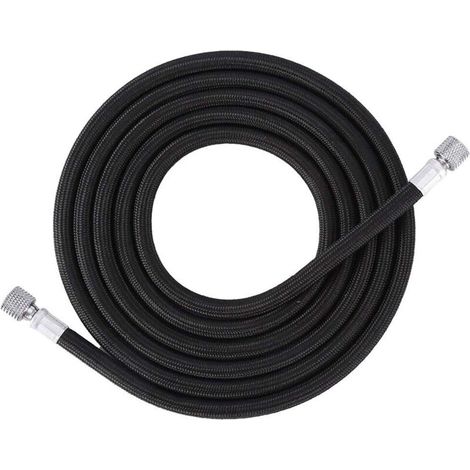 Tuyau tressé EVA 1,8 m avec adaptateurs 1/8″–1/4″ – Raccords pour pistolet et compresseur d’air