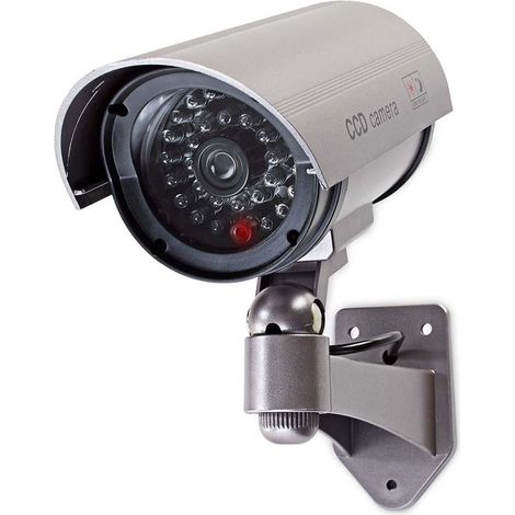 Nedis Telecamera fittizia DUMCB40GY grigia per sicurezza esterna (1/5)