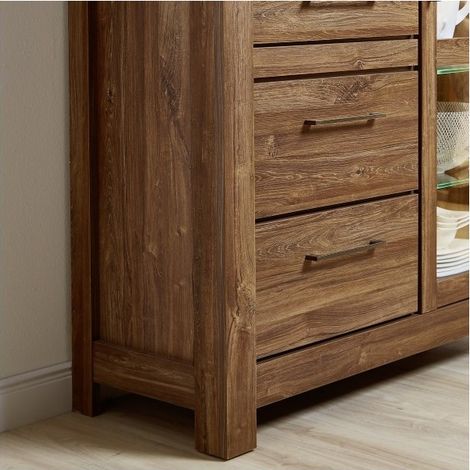 Sobremesa cristal Iroko E27 fume cromo blanca