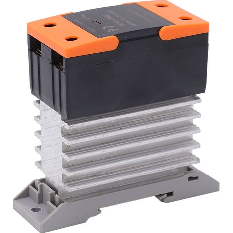 Relais statique CC/CA multi-usages, petit relais statique avec dissipateur thermique pour équipements industriels, 3-32 V CC (1/5)
