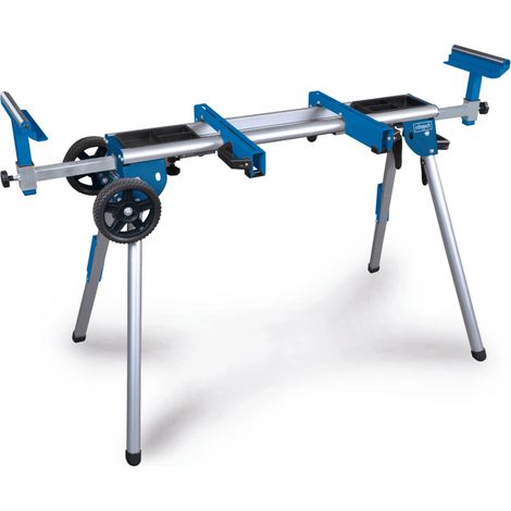 Scheppach Support de Machine UG200 - Table de travail - Charge admissible 150 kg - Supports extensibles 1090-1675mm - Avec roues - Transport facile