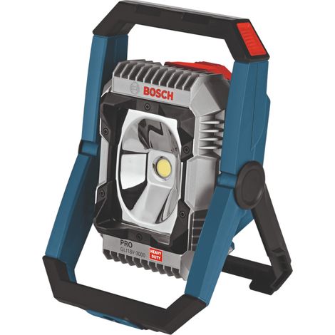 Bosch GLI18V-3000 Lampada da cantiere a batteria 18 V 3000 lm Solo ( 06014A8100 ) - senza batteria, senza caricabatterie