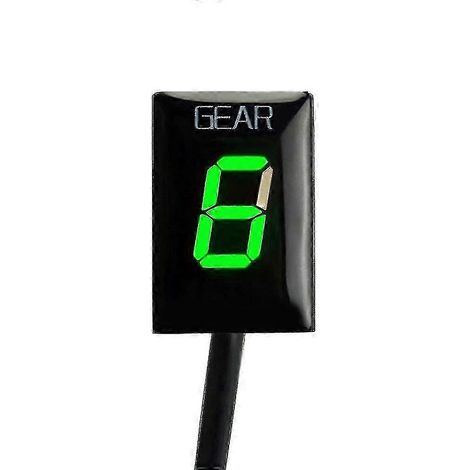 Indicateur de vitesse VFR 800X - Accessoire indicateur de rapport engagé pour moto (vert) (1/5)