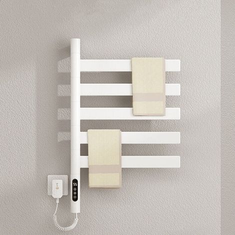 Sèche-serviette électrique rotatif 150W – Acier inoxydable 304 – Chauffage à 360° – Économie d'énergie – IPX5 étanche (1/5)