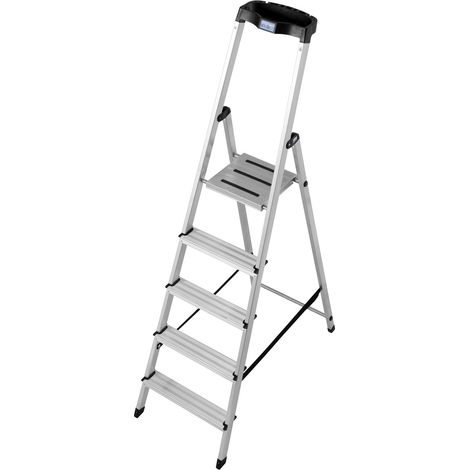 Krause Safety Stufenstehleiter 5 Stufen (1/5)