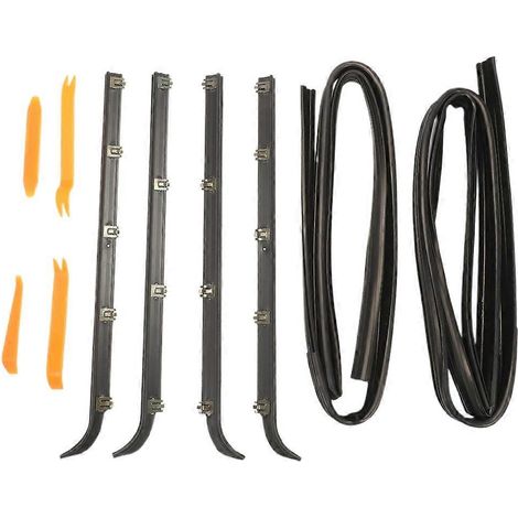 Türdichtungssatz (6 Stück) und Gummidichtung für die Vordertüren von Ford F-150, F-250 und F-350 (1987–1997) – Teilenummern: E9TZ1521563A und E7TZ1521452A