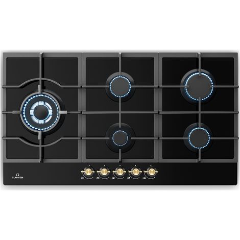 Klarstein Klarstein Victoria Chef Edition - Piano cottura a gas a 5 zone, 5 fuochi