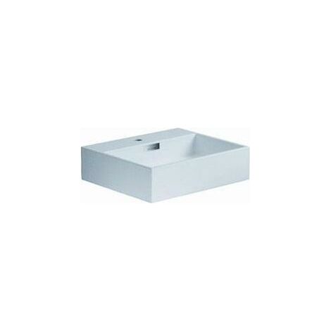 Lavabo céramique à suspendre QUARELO L.50xP.42xH.12.5 cm (1/4)