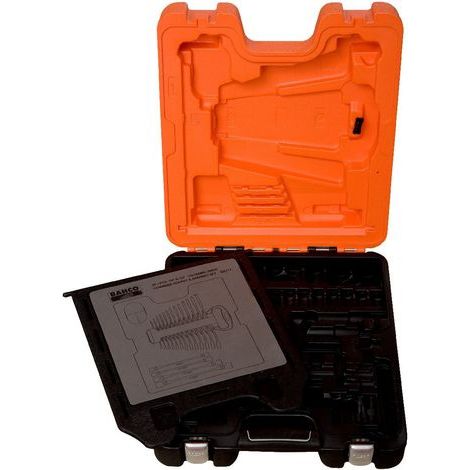 Valigetta Bahco con divisorio, per set di chiavi a bussola S87+7