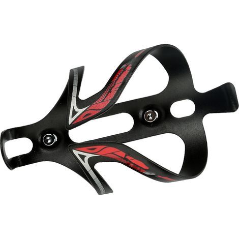 Verstellbarer Flaschenhalter aus Aluminiumlegierung für Fahrräder, Mountainbikes und Rennräder, rot. (1/5)