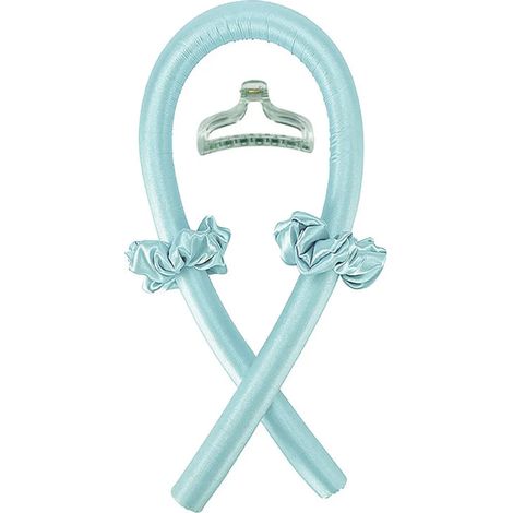 Rizos sin calor para cabello largo, diadema de rizador sin calor, rizos sin calor, diadema de rizos sin calor, rizos de espuma suave para cabello natural (verde menta) (1/5)