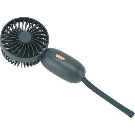 Mini-Ventilator, tragbar, per USB aufladbar, mit eingebautem Lithium-Akku, leise, handlich, umweltfreundlich, für den Außenbereich (1/5)