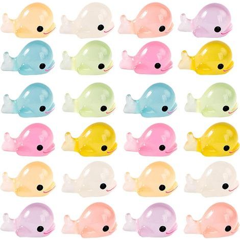 32 Mini Meerestiere aus Kunstharz leuchtende Mini (1/5)