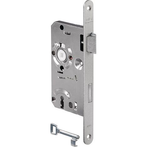 Prise encastrée ZT-Einsteckschl.0215 BB 20/55/72/8 mm DIN R argentée rd Classe 1 Zinkdruckguss