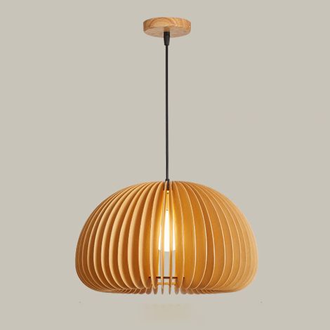 Lustre, Suspension 30 cm avec Ampoule, Petit Plafonnier Suspendu, Lumières Décoratives, Lumière Blanche Chaude (1/5)