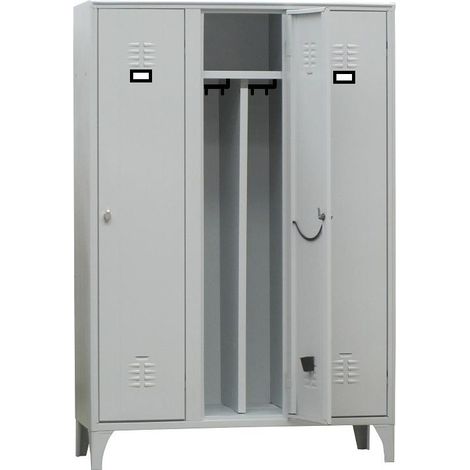 VESTIAIRE INDUSTRIE SALISSANTE ACIER SUR PIEDS-L2G (1/2)