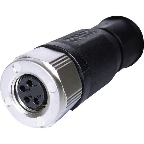 Conec 42-00008 Sensor-/Aktor-Steckverbinder, unkonfektioniert M8 Buchse, gerade  Polzahl Sensoren: 4