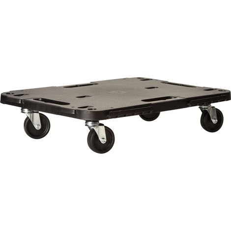 Pedana Carrellino con ruote misure 58X38X12cm ARTPLAST DOLLY nero - portata 543 Kg (1/4)
