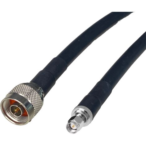 Cable de antena con conector N / conector SMA H1000 de 5 m